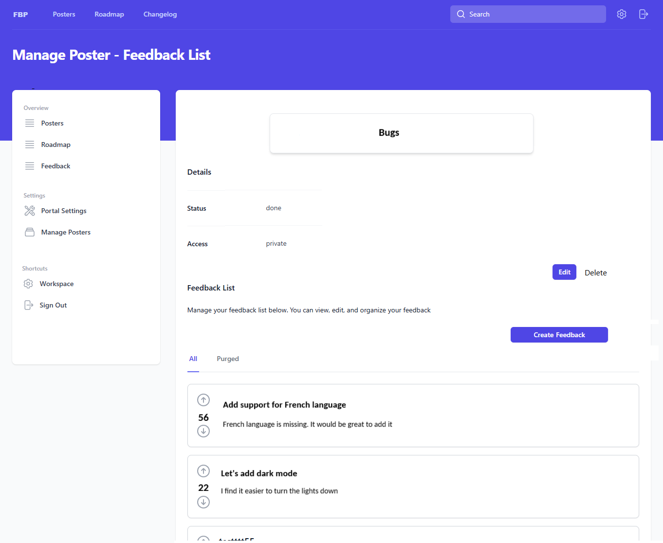 Product screenshot