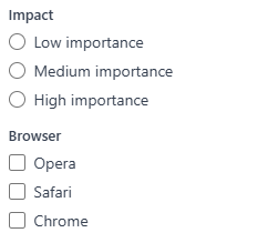 Structure your feedback with custom fields